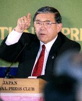 Mineta stresses need for auto trade pact with Japan